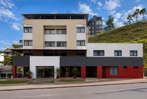 Fachada inteira do Edifício Teixeira em Viçosa